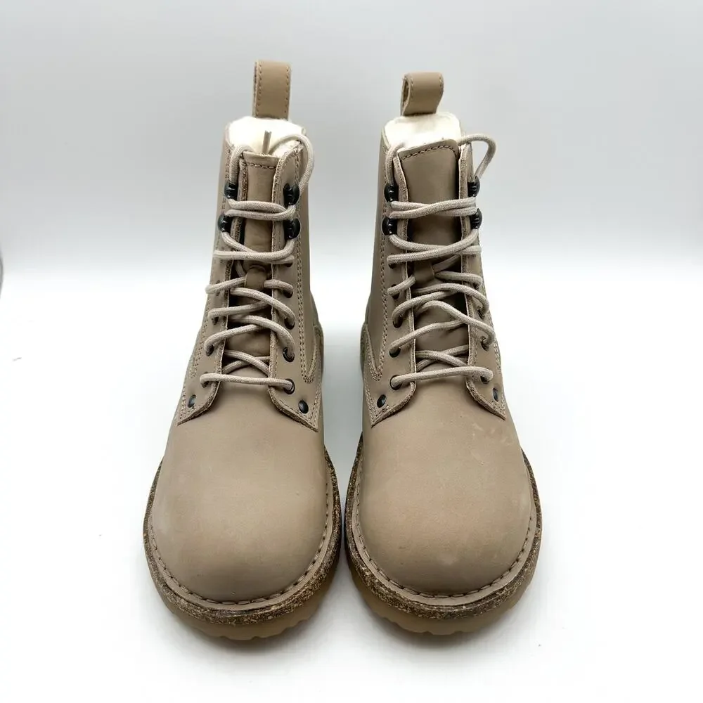 BIRKENSTOCK Women Bryson Mid Boot EU 36 Narrow US 5 Taupe Leather Shearling NWT